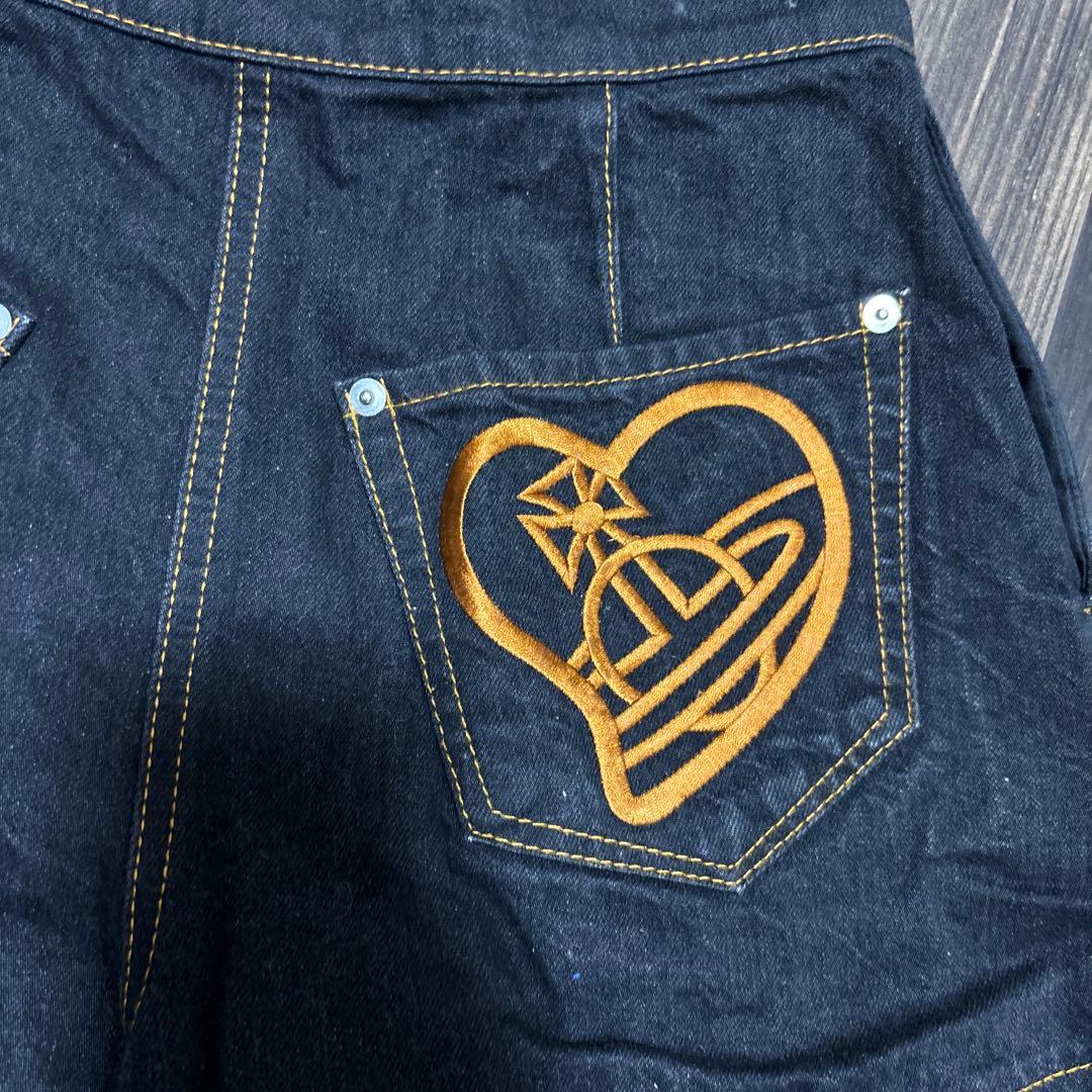 ヴィヴィアンウエストウッド　デニムショートパンツ キュロット