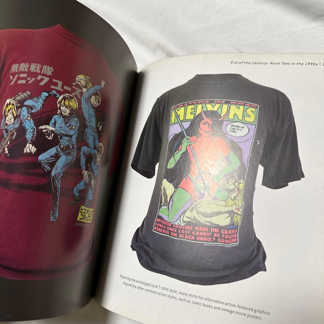 希少　洋書　70〜90'sロック Tシャツ写真集 本 服 エアロスミス