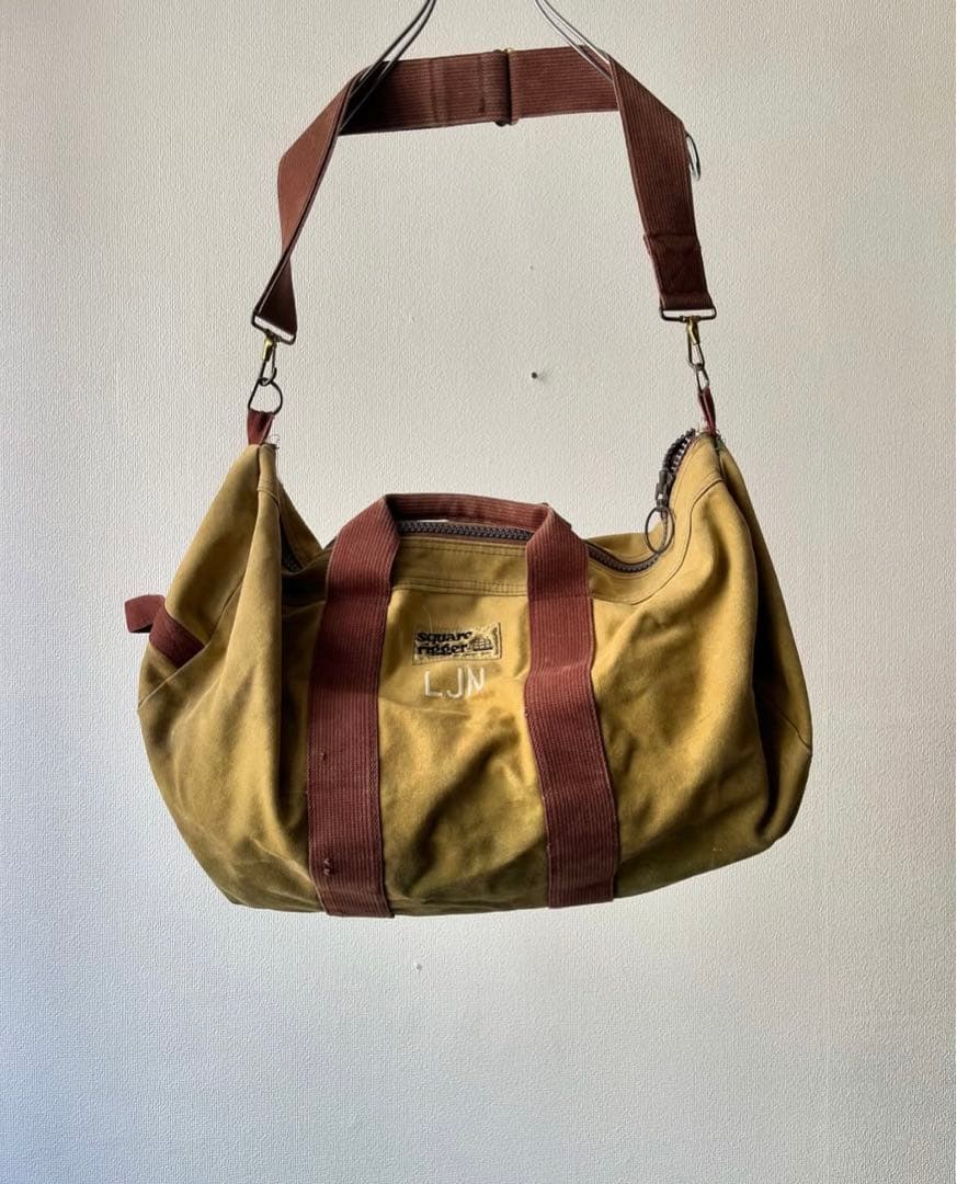 80s LANDS'END ボストンバッグ