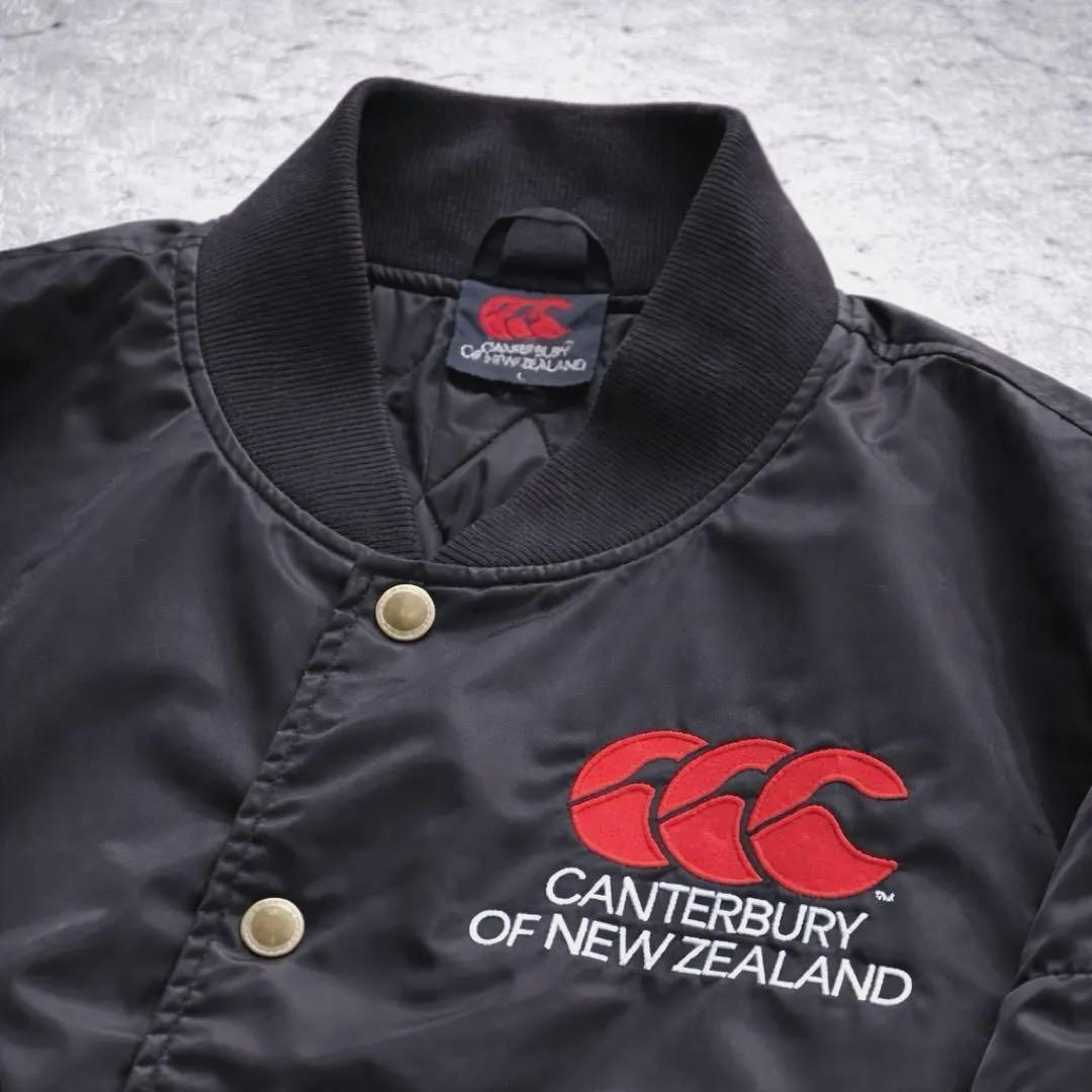 CANTERBURY カンタベリー 中綿ジャケット L ブルゾン ワッペン レア