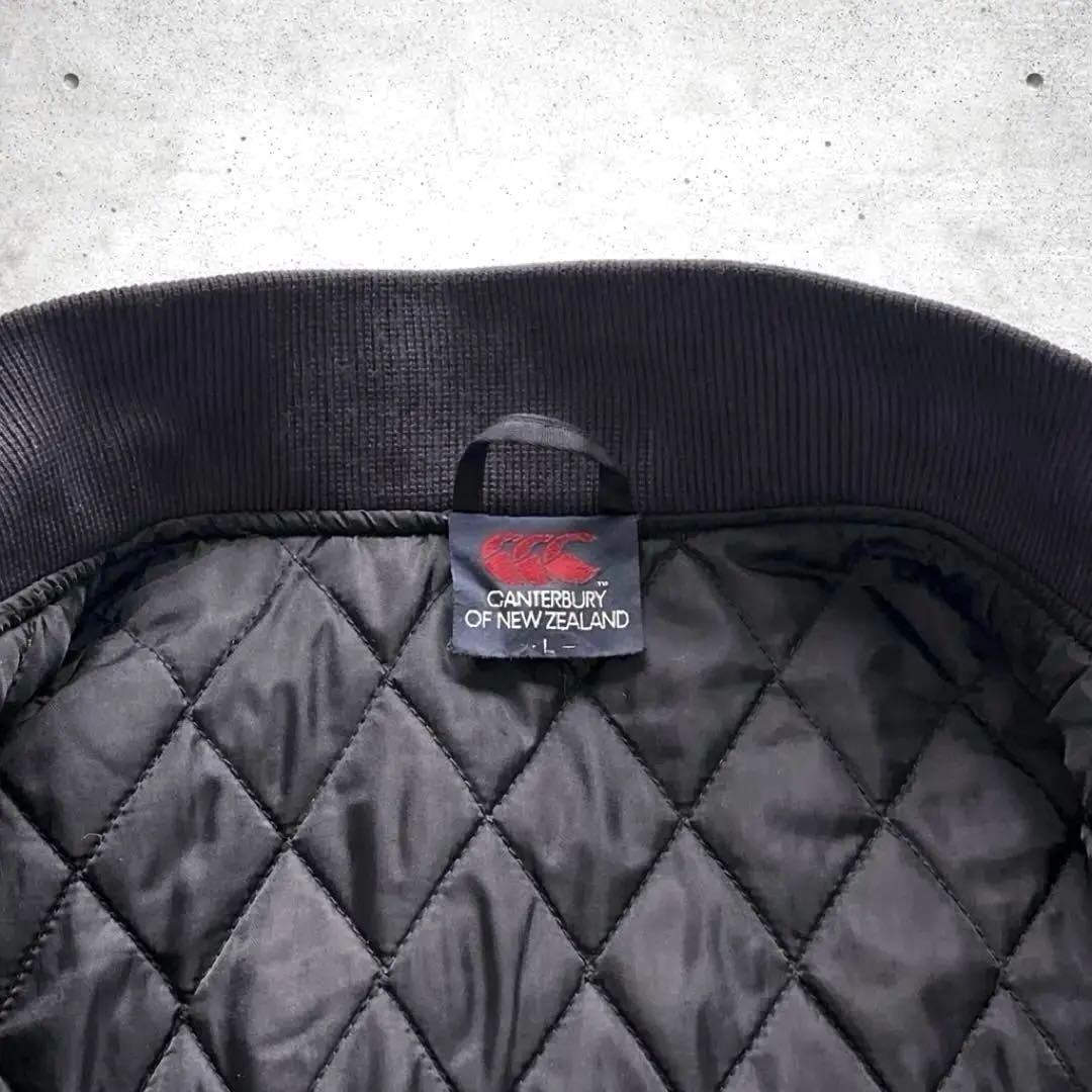 CANTERBURY カンタベリー 中綿ジャケット L ブルゾン ワッペン レア