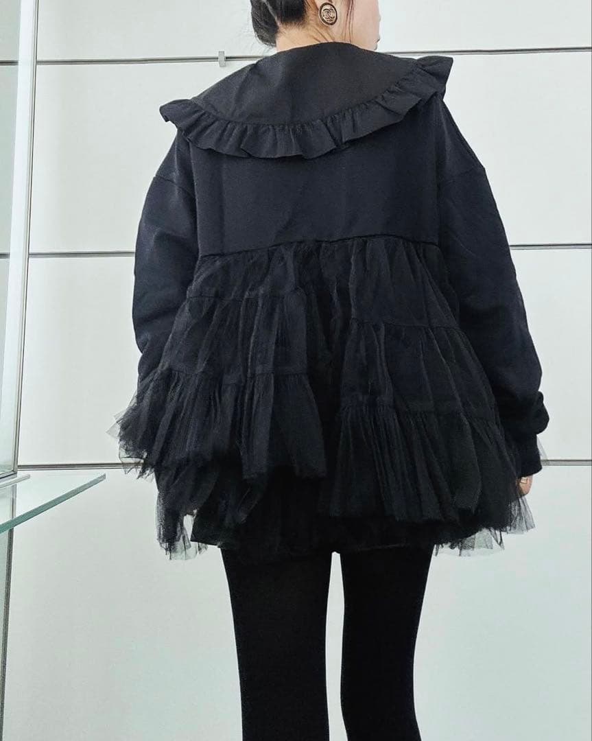 VIVIANO/ヴィヴィアーノ STUDIOUS別注 チュール スウェット