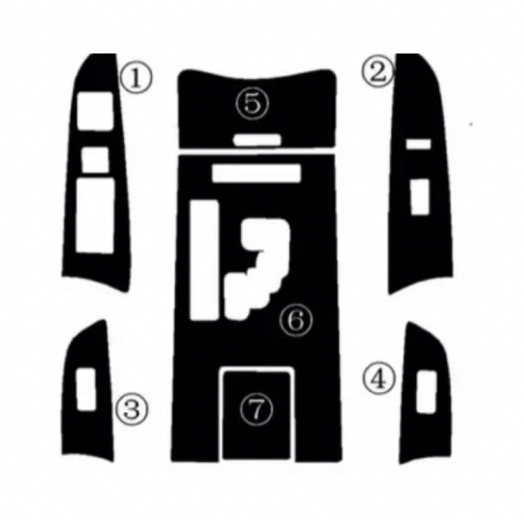 レクサス IS 20 21 カーボン パネル ドア スイッチ シフト セット