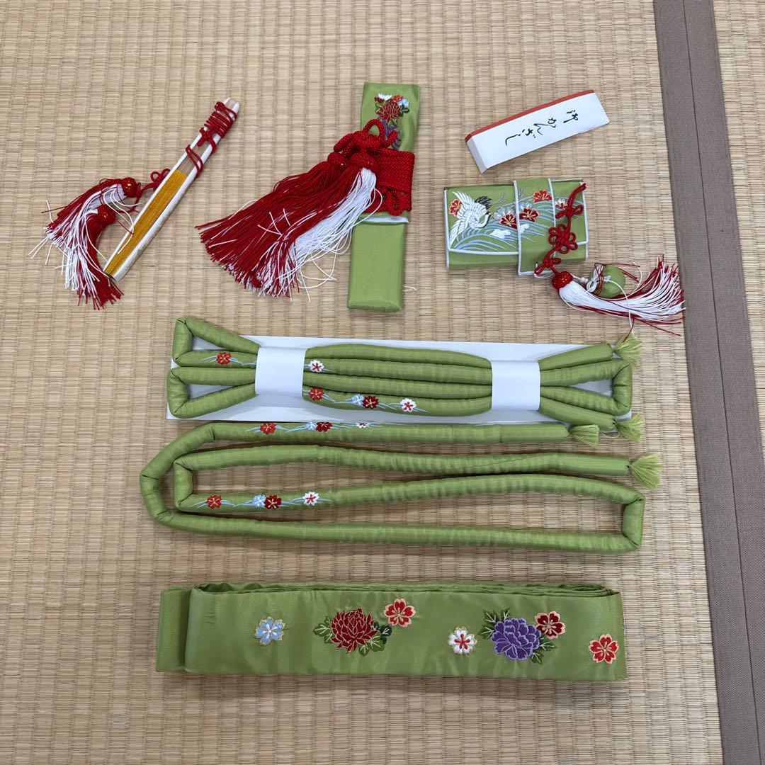 花嫁　箱せこ7点セット 刺繍入り