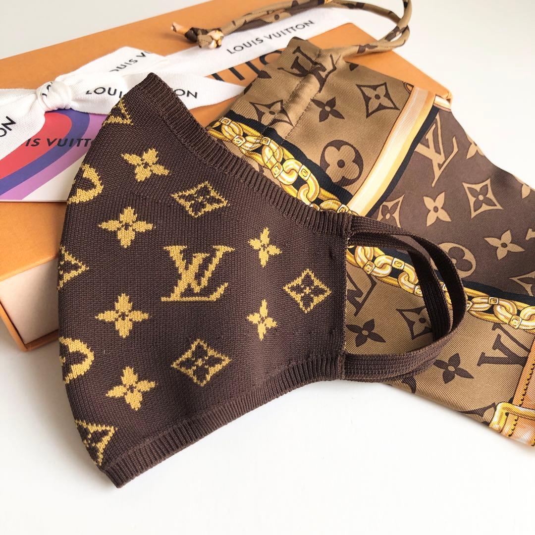 新品保管 LOUIS VUITTON ルイヴィトン マスク・マイユ　モノグラム
