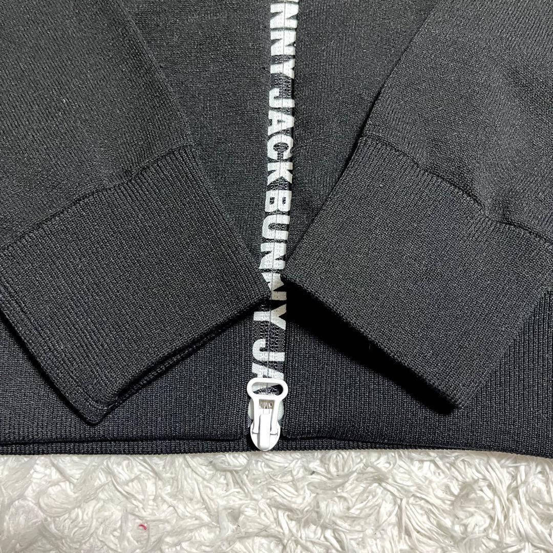 ✨美品✨ジャックバニー ニットジャケット ジップアップ 背面ロゴ サイズ5 L