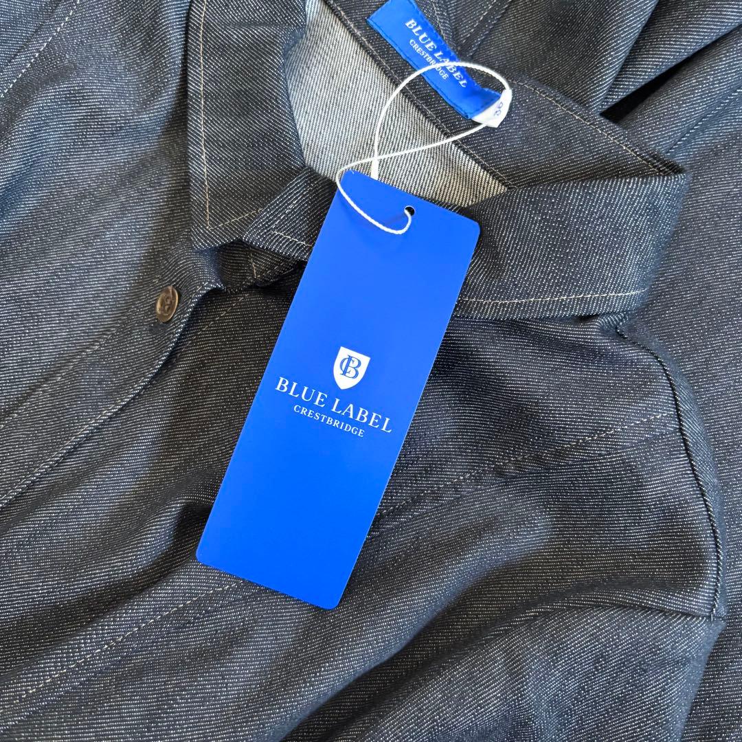 【タグ付き✨】ブルーレーベルクレストブリッジ　シャツワンピース　ベルト　チェック