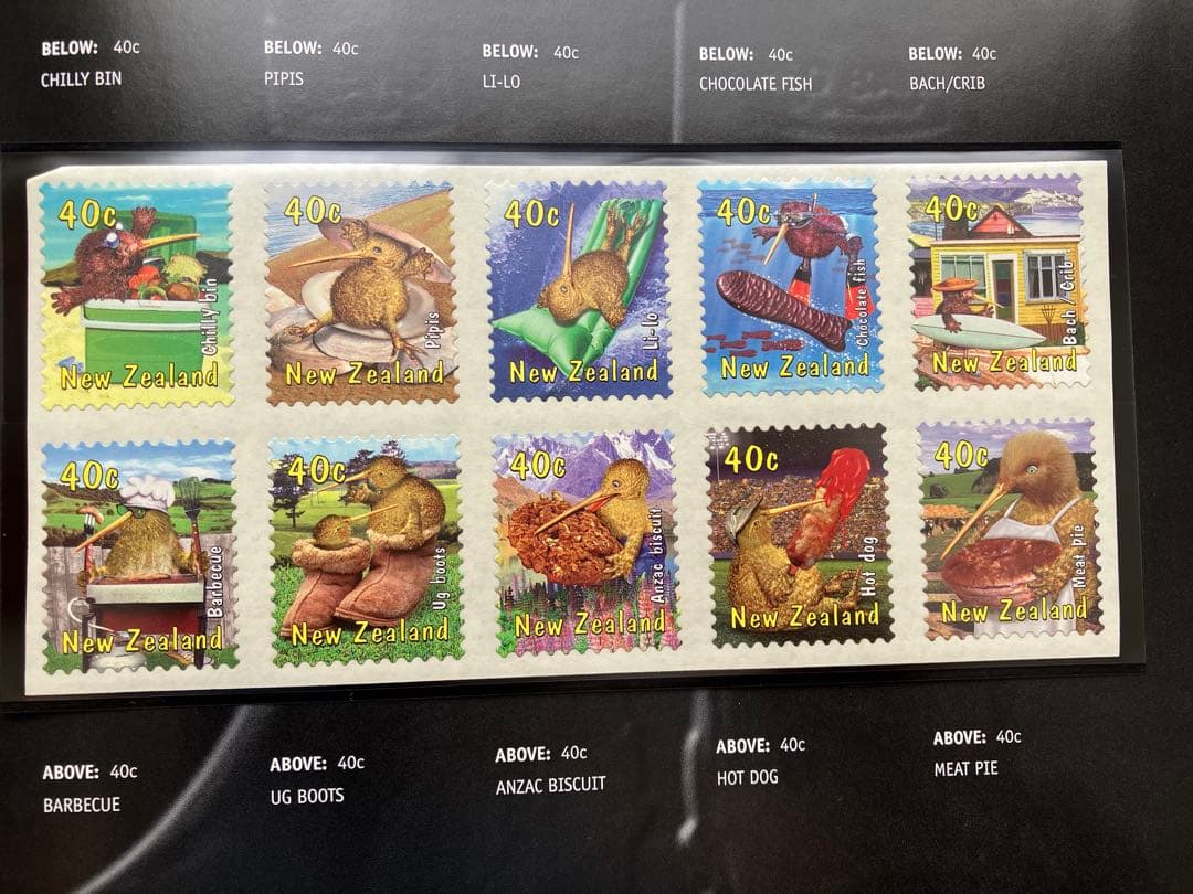 ニュージーランド切手コレクション