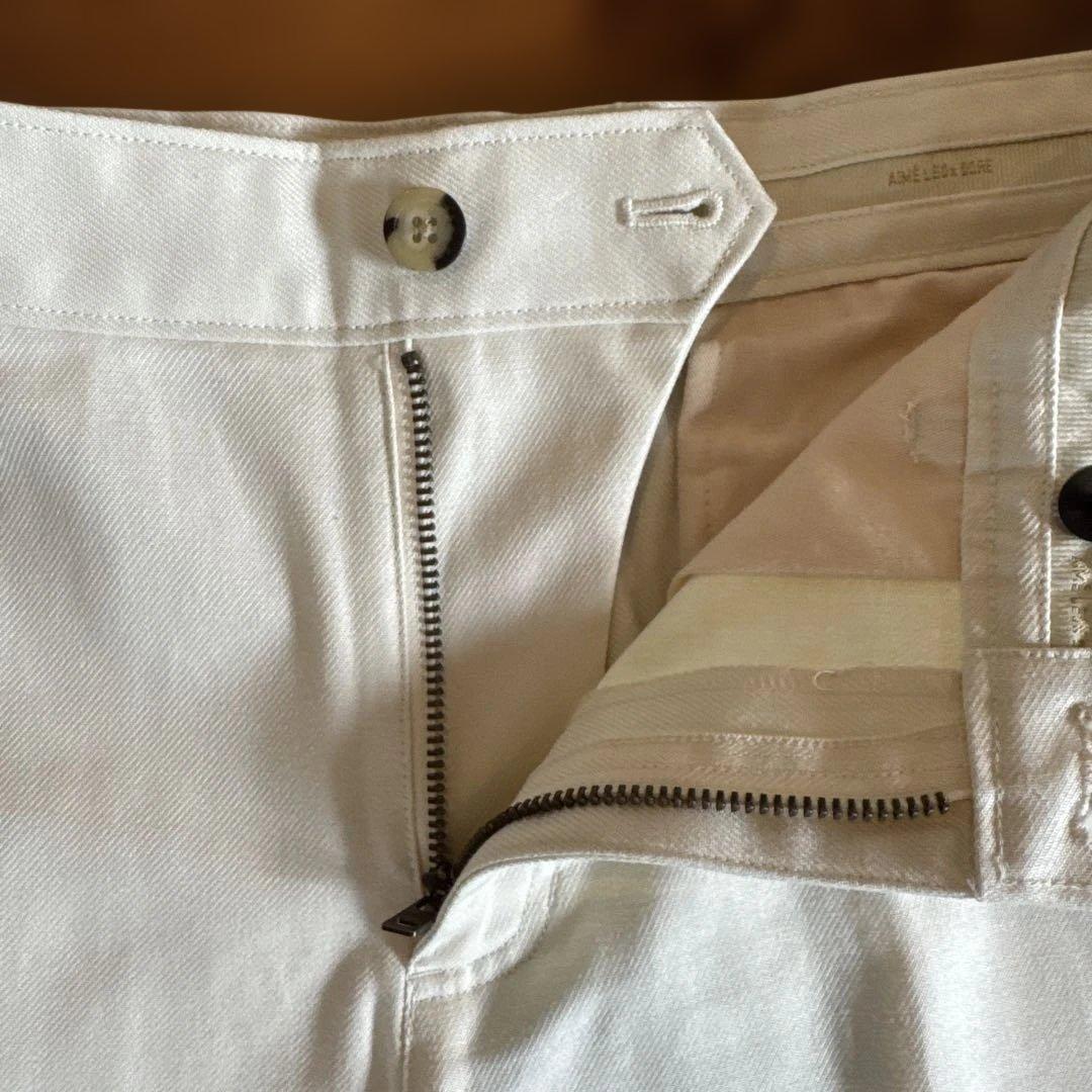 AIMÉ LEON DORE ホワイト チノパンツ 新品タグ付き