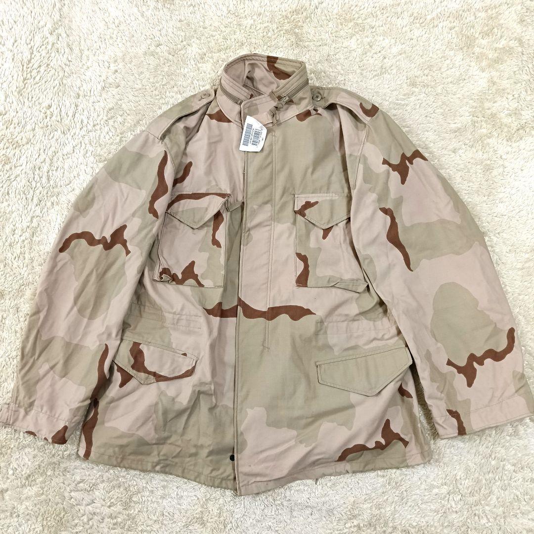 554 US.ARMY M-65 フィールドジャケット 90s カモフラ XL