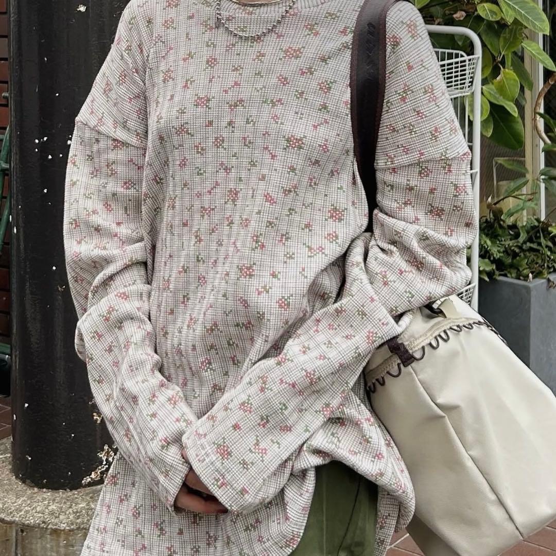 トップス PHINGERIN GRID L/S WAFFLE THERMAL