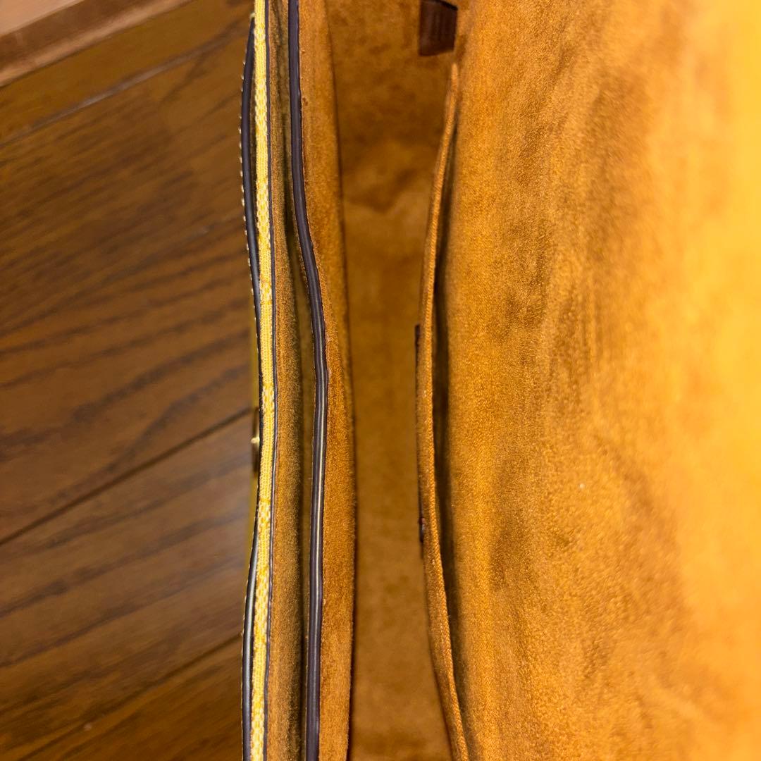 未使用品　COACH イエロー ショルダーバッグ