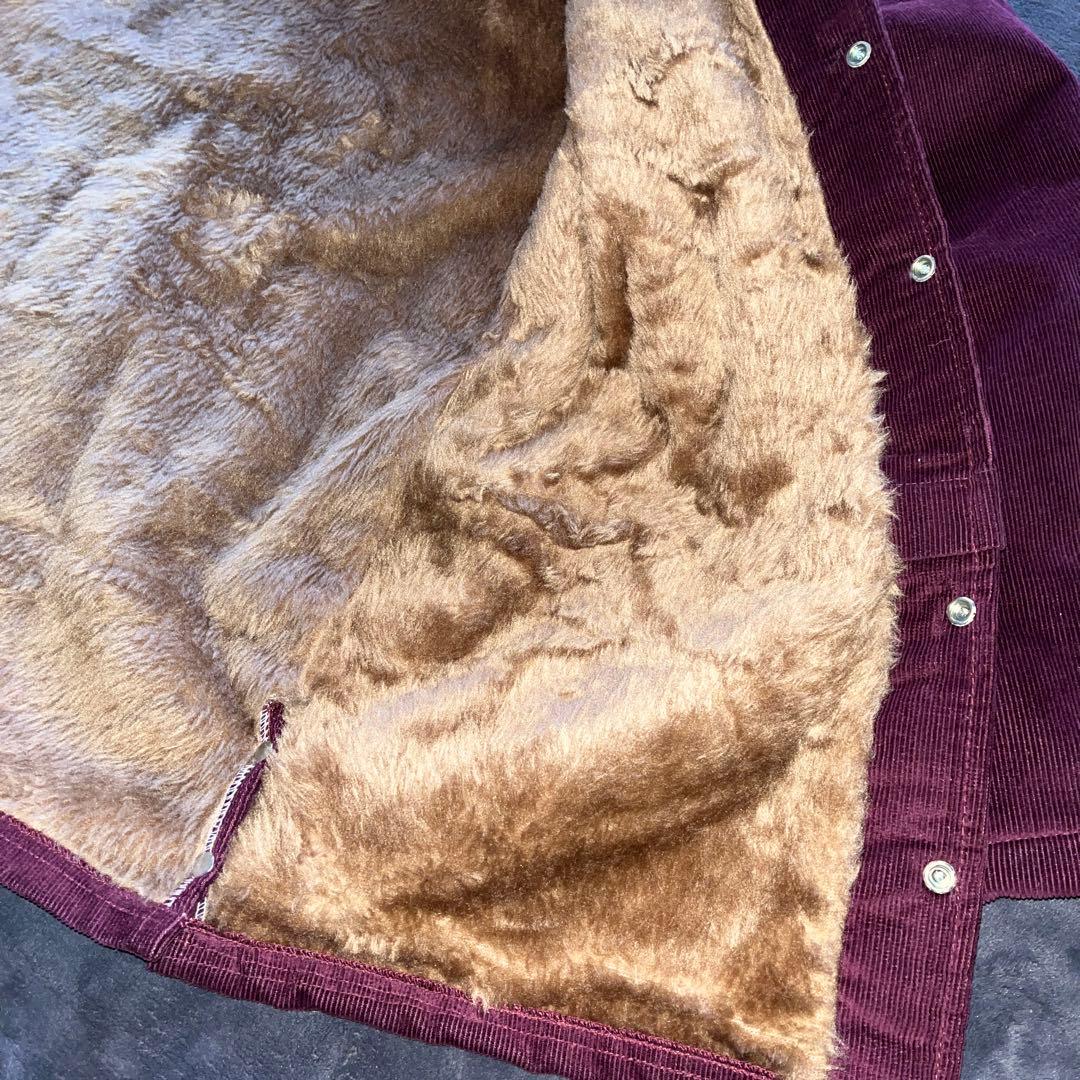 最終値下げ。GEM SPORTS WEAR コーデュロイ×ボアランチジャケット