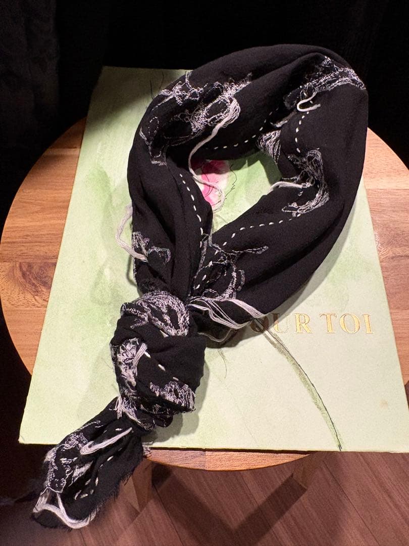 archivio j.m.ribot ビスコースシルクスカーフ