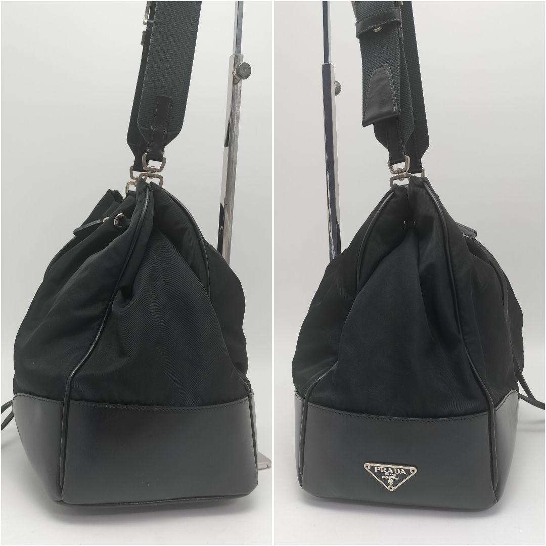 極美品✨プラダ　ショルダーバッグ　ブラック　黒
