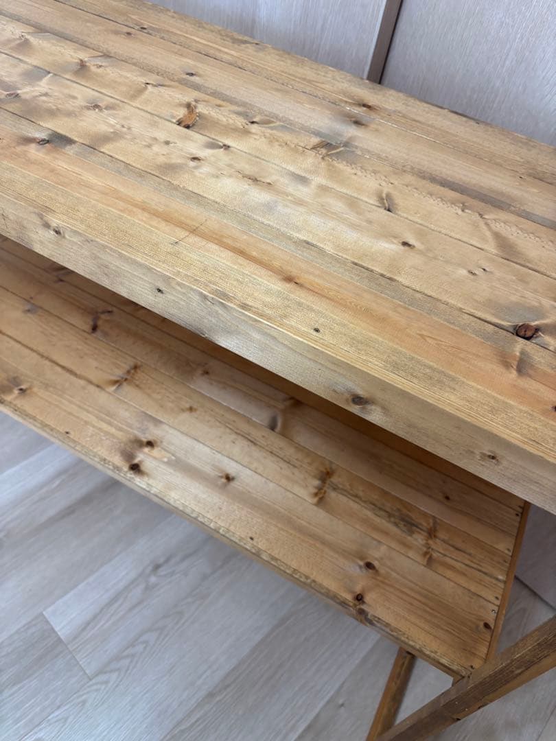 イベント什器　カウンター　棚付き