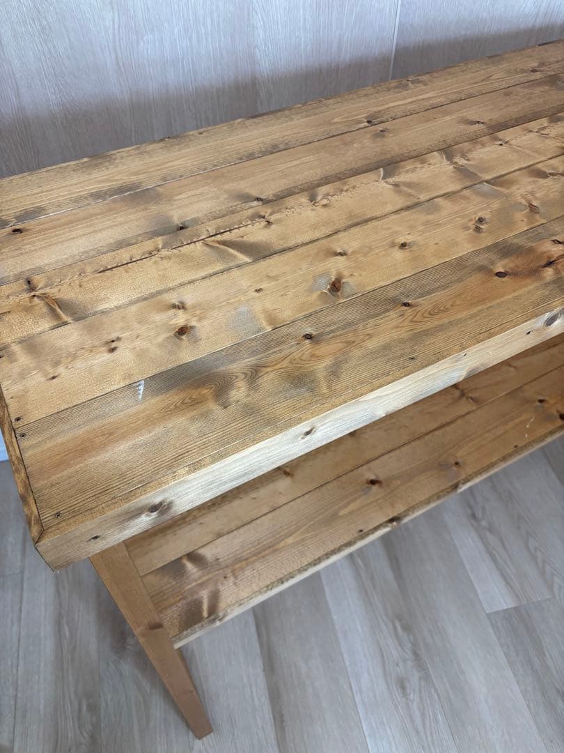 イベント什器　カウンター　棚付き