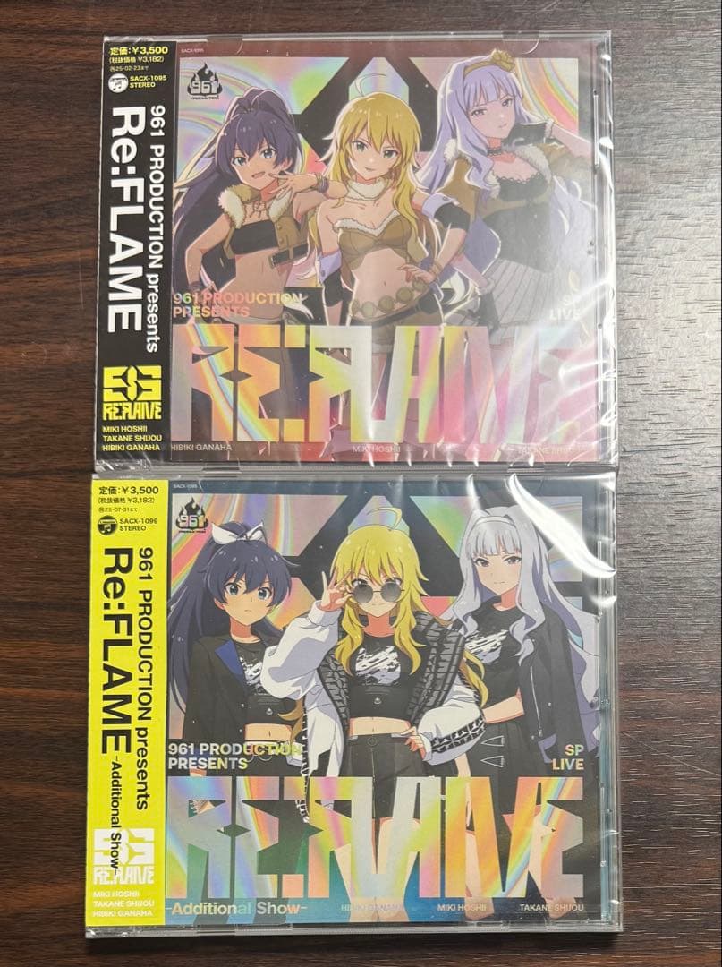 961 PRODUCTION Re:FLAME オリジナルCD 2種セット