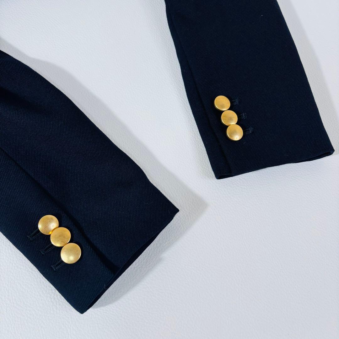 901 美品 マカフィー ウールダブルブレストジャケット ネイビー 近年モデル