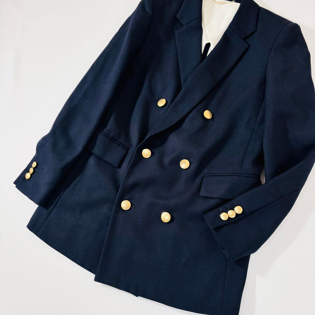 901 美品 マカフィー ウールダブルブレストジャケット ネイビー 近年モデル