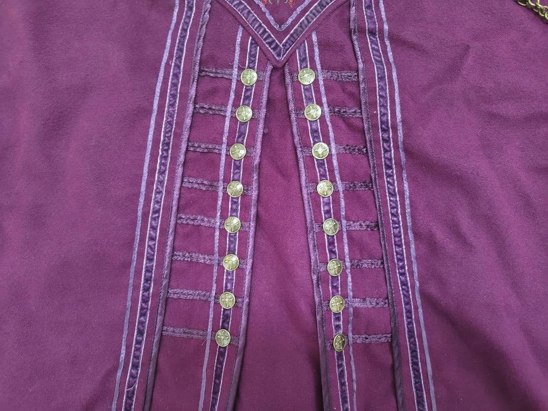 Ozzon 薔薇刺繍ポンチョ マント