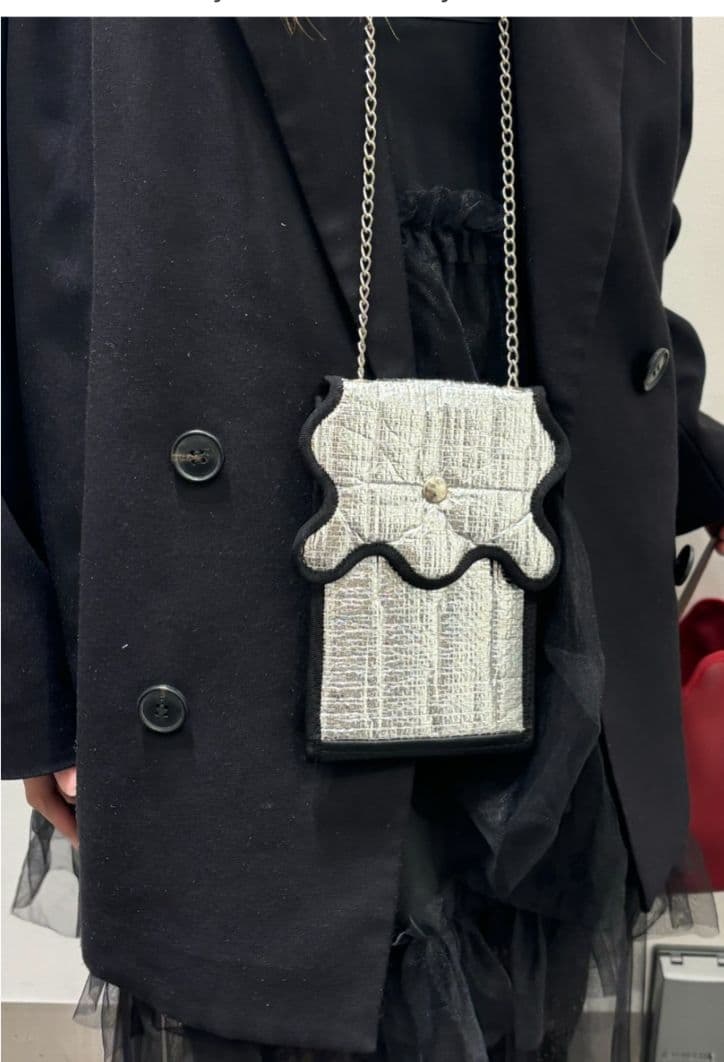 nori enomoto ノリエノモト シルバー スマホ ショルダーバッグ