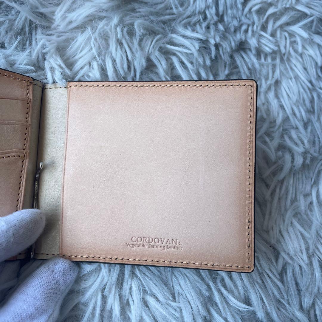 【未使用級】キプリス マネークリップ コードバン ブラック