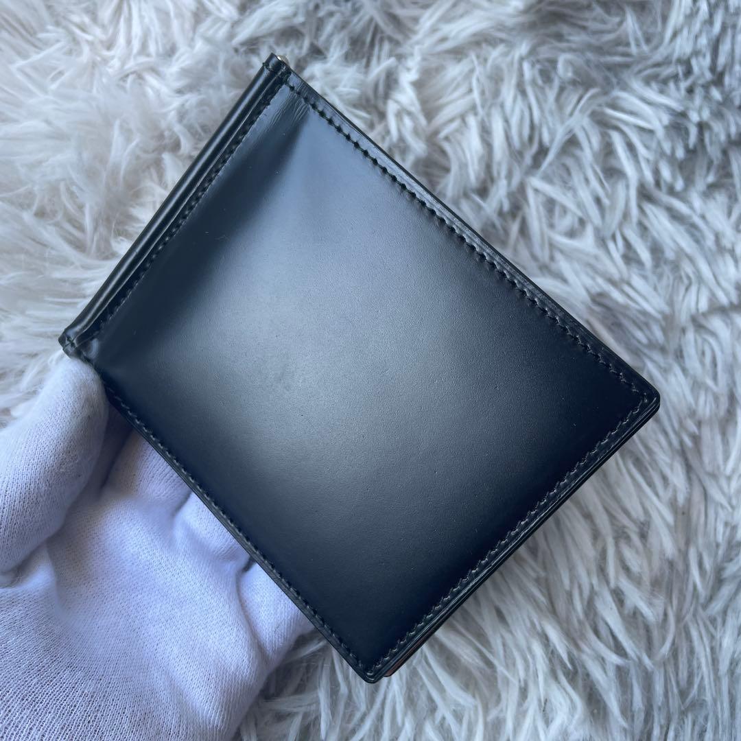 【未使用級】キプリス マネークリップ コードバン ブラック