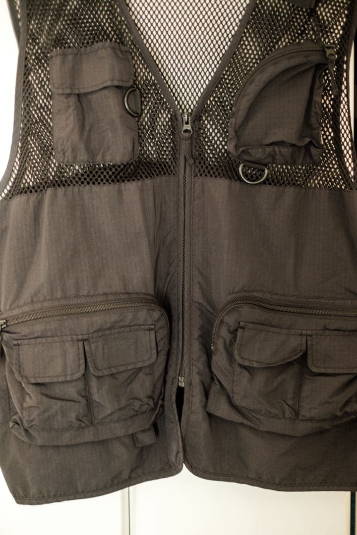 シュプリーム　メッシュフィッシングベスト 黒XL