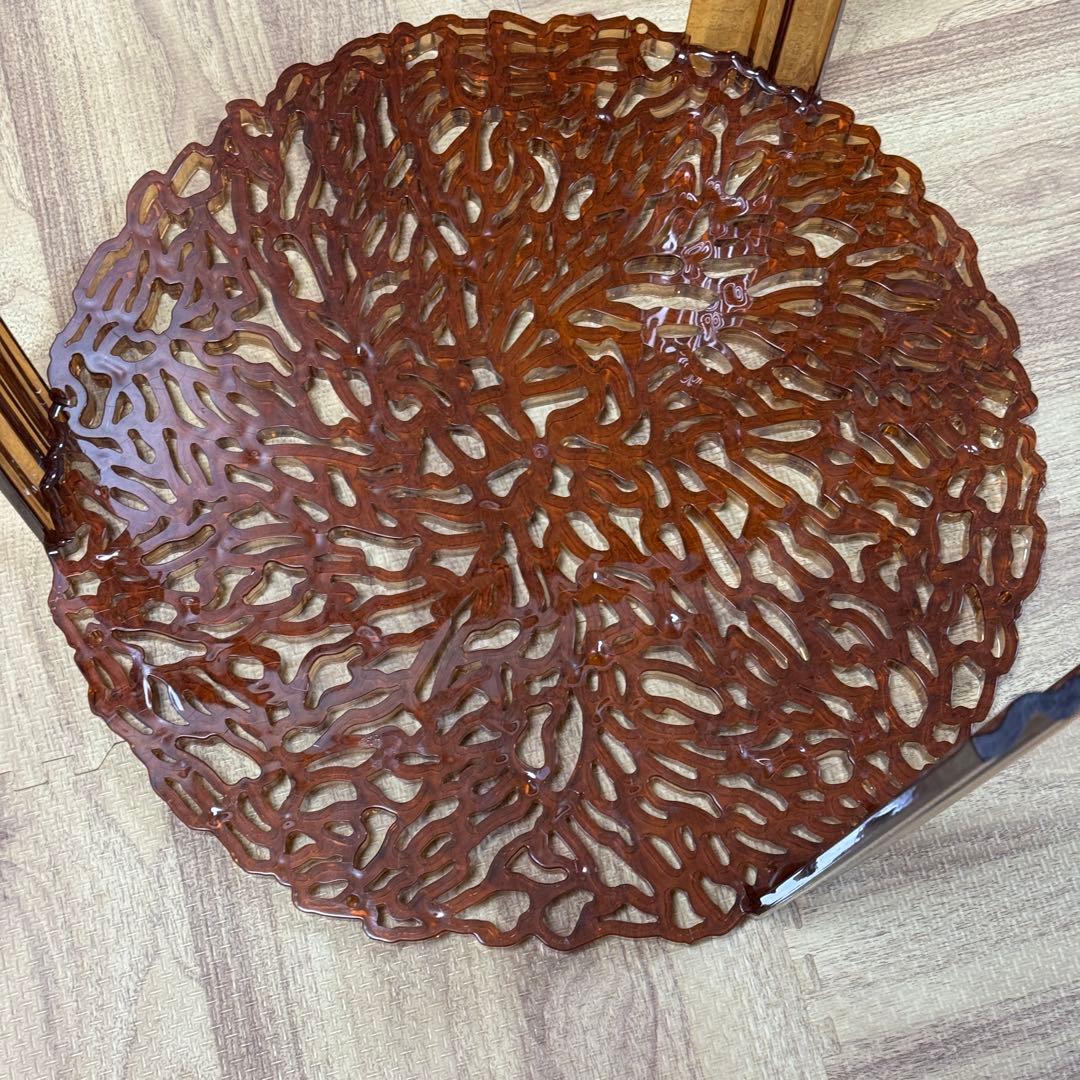 h*3様 Kartell カルテル T-TABLE ティーテーブル アンバー ロ