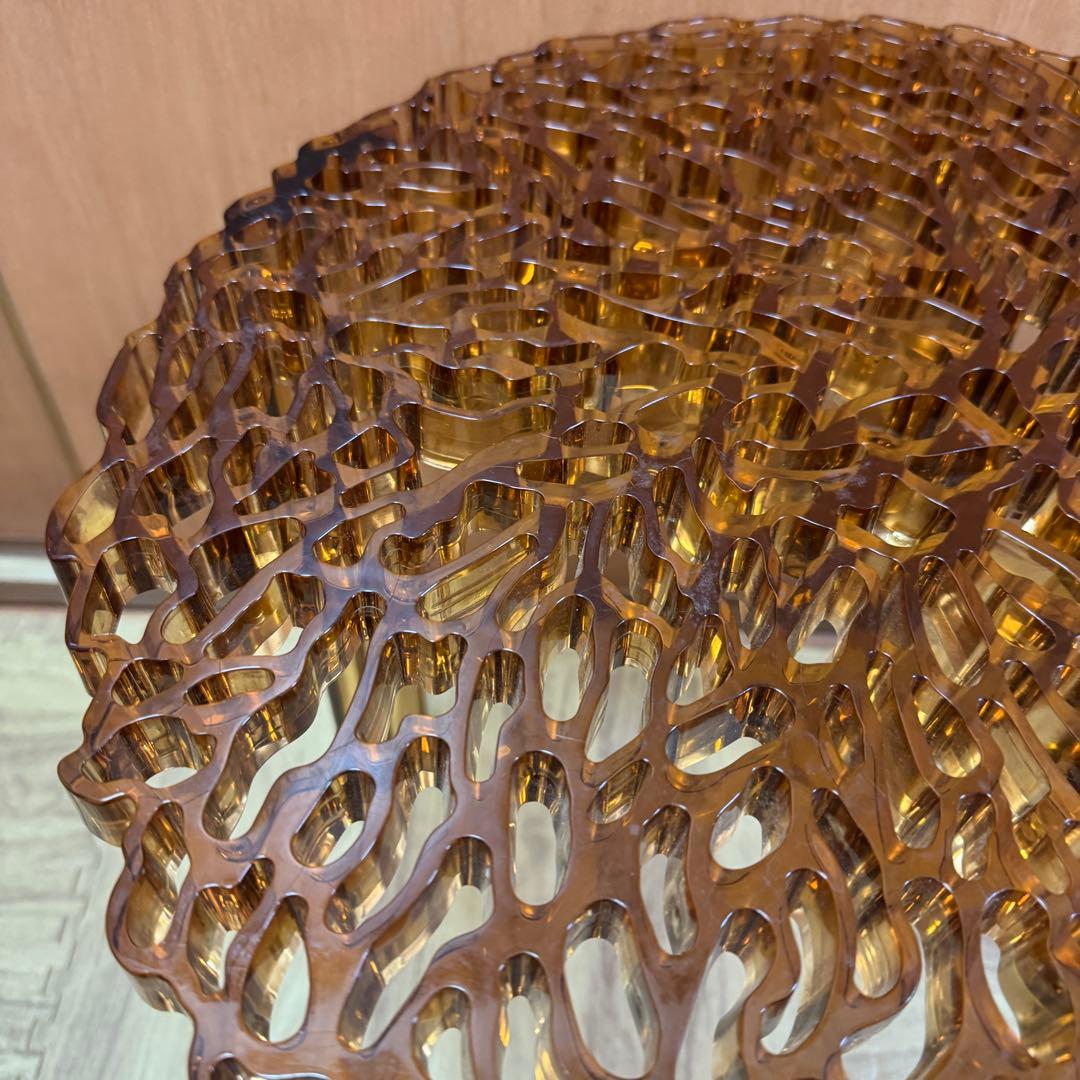 h*3様 Kartell カルテル T-TABLE ティーテーブル アンバー ロ