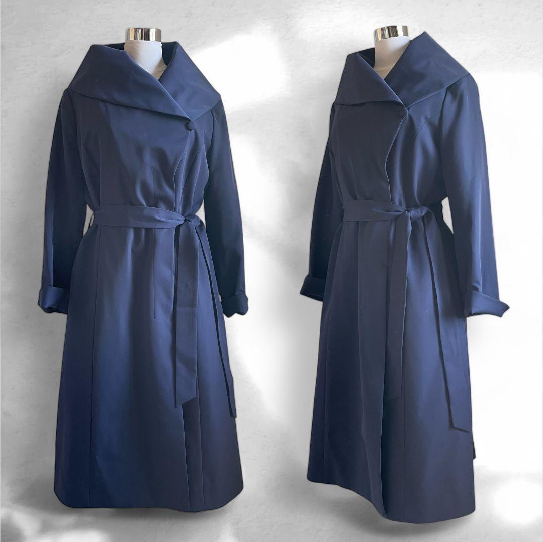 定価5.8万円 東京ソワール ロング コート キルティングライナー付き L