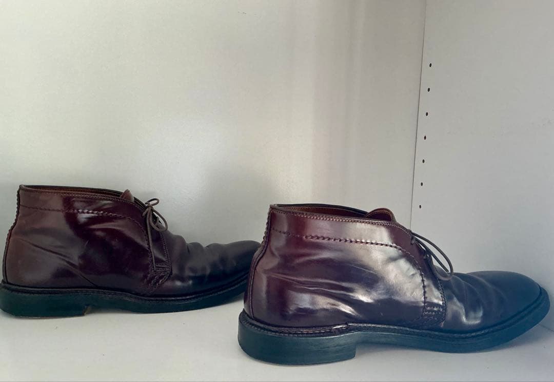 Alden 1339チャッカブーツ　US7D #8ダークバーガンディ