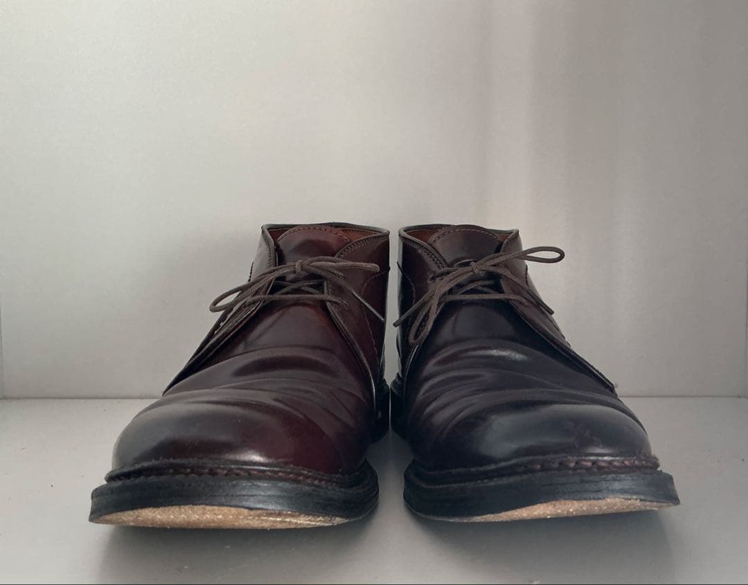Alden 1339チャッカブーツ　US7D #8ダークバーガンディ