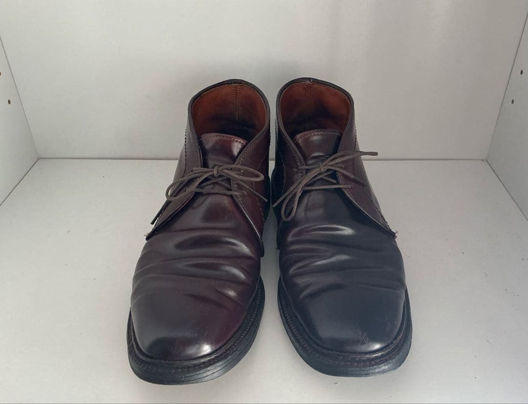 Alden 1339チャッカブーツ　US7D #8ダークバーガンディ