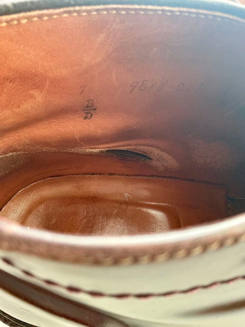 Alden 1339チャッカブーツ　US7D #8ダークバーガンディ