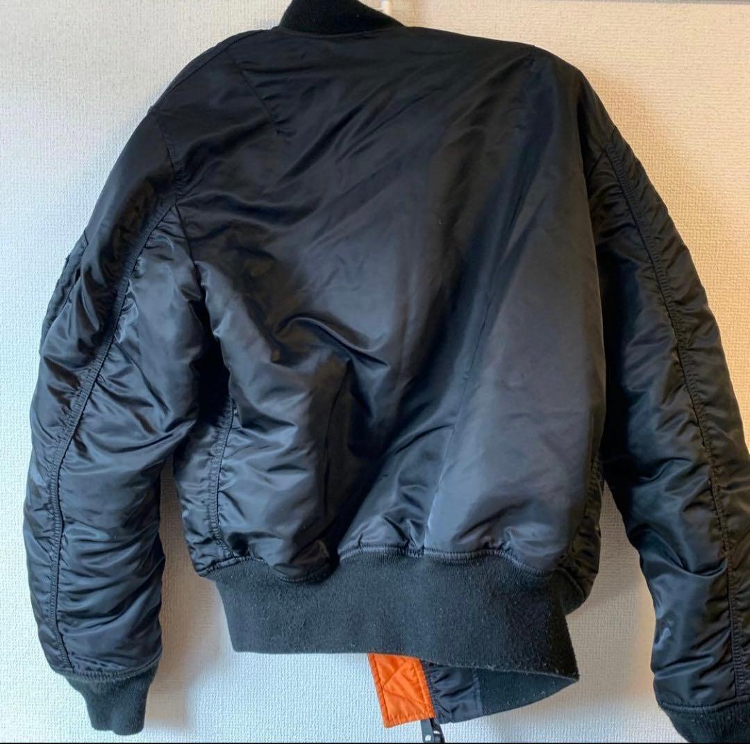 ALPHA ブラック MA-1 フライトジャケット Ｍサイズ