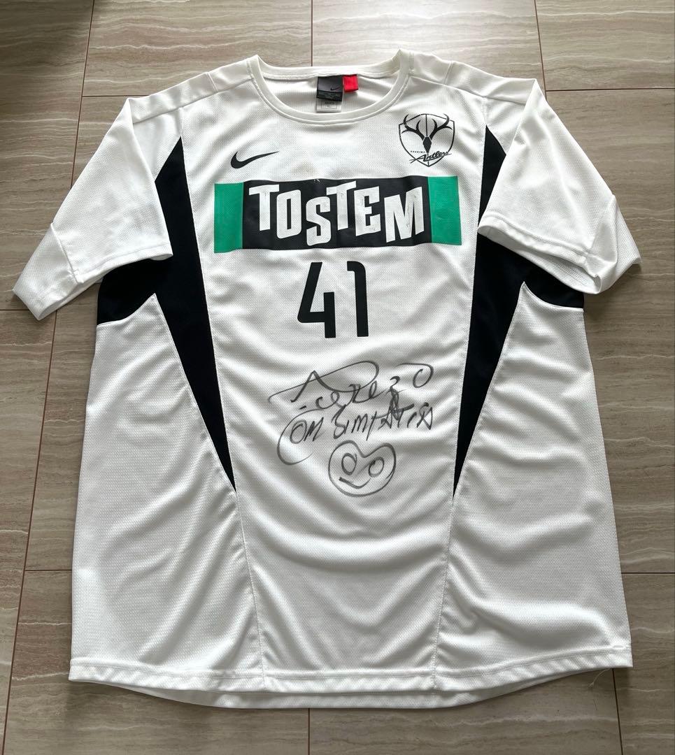 支給練習着　トニーニョセレーゾ　サイン入　鹿島アントラーズ　2002？