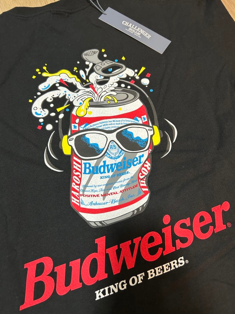 チャレンジャー　Tシャツ　Budweiser Haroshi