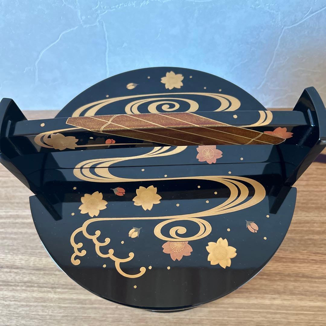 角藤弘悦　輪島塗　手桶　茶道具