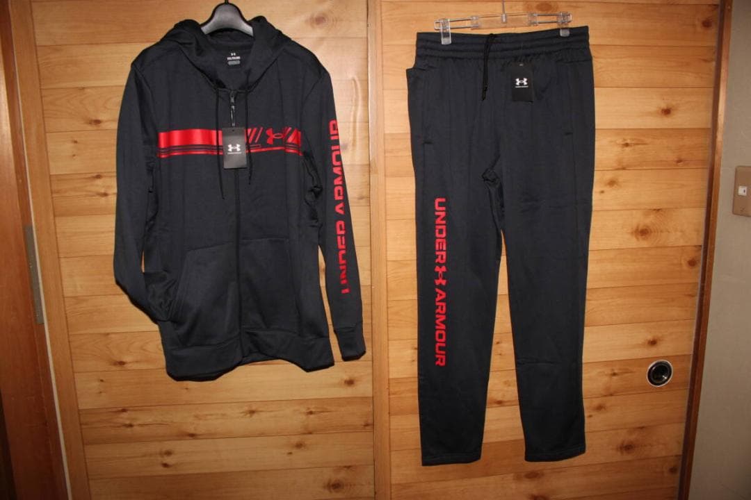 XXL　アンダーアーマー　フリース スウェットパーカー＆パンツ上下セット 1