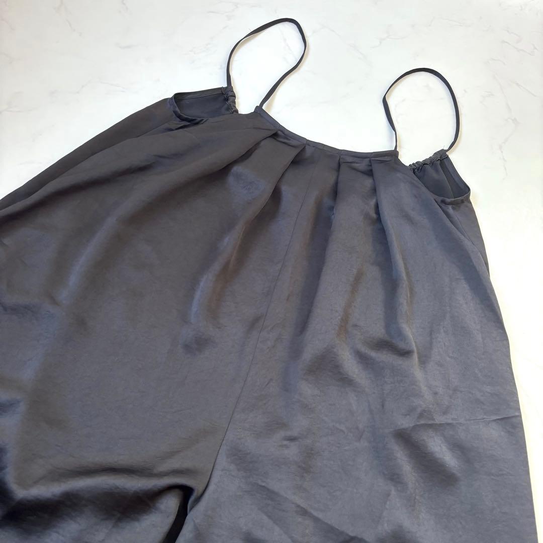 【完売品 近年モデル】カレンソロジー サテンタックサロペットパンツ 22年モデル