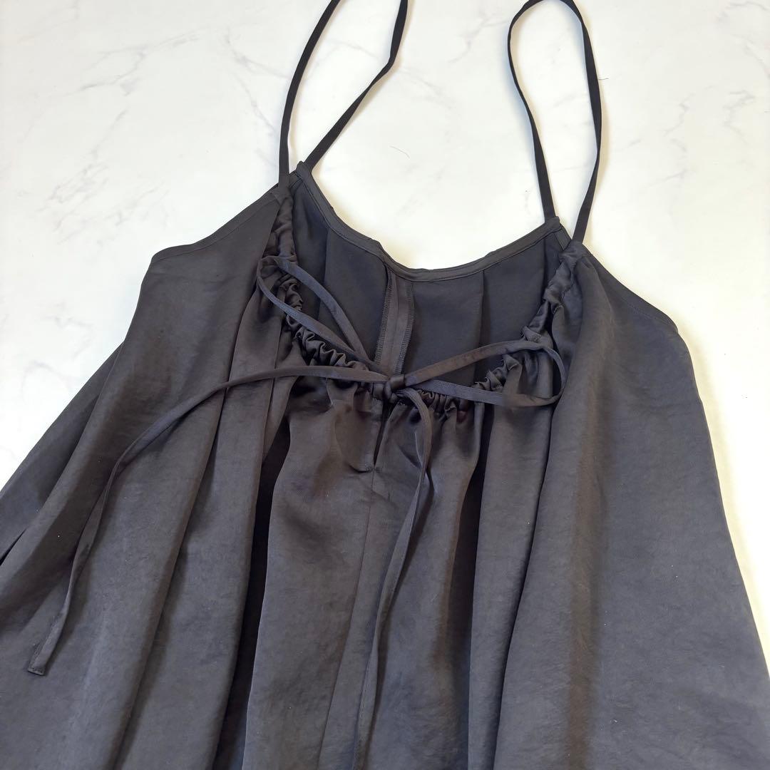 【完売品 近年モデル】カレンソロジー サテンタックサロペットパンツ 22年モデル