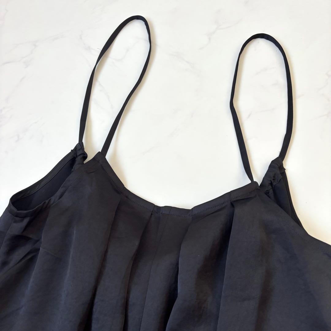 【完売品 近年モデル】カレンソロジー サテンタックサロペットパンツ 22年モデル