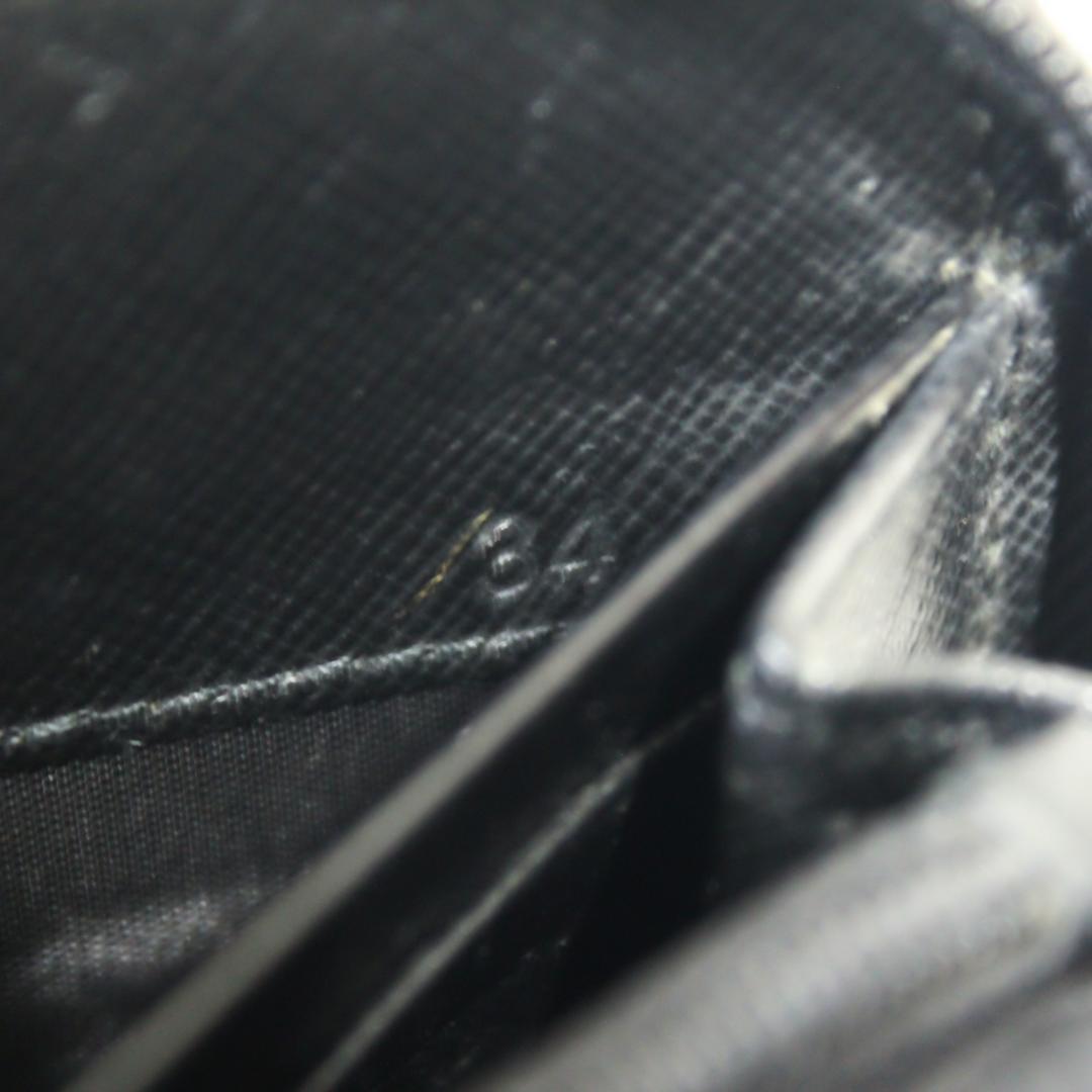 プラダ 長財布 ラウンドジップ 三角ロゴ ナイロン レザー ブラック PRADA