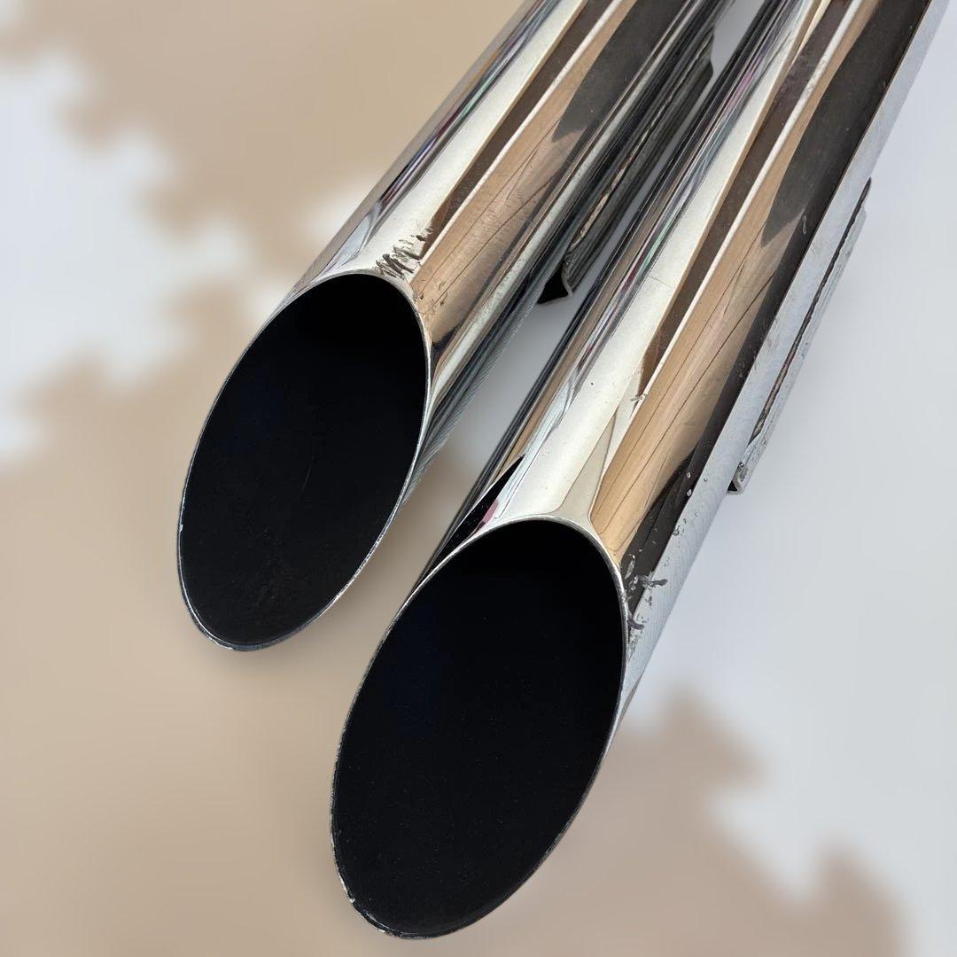 ハーレー社外マフラー　サイクルシャック製スリップオンサイレンサー　ダイナモデル用