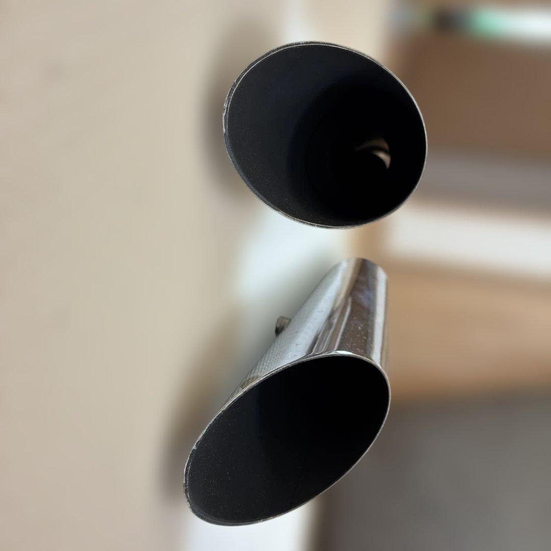 ハーレー社外マフラー　サイクルシャック製スリップオンサイレンサー　ダイナモデル用