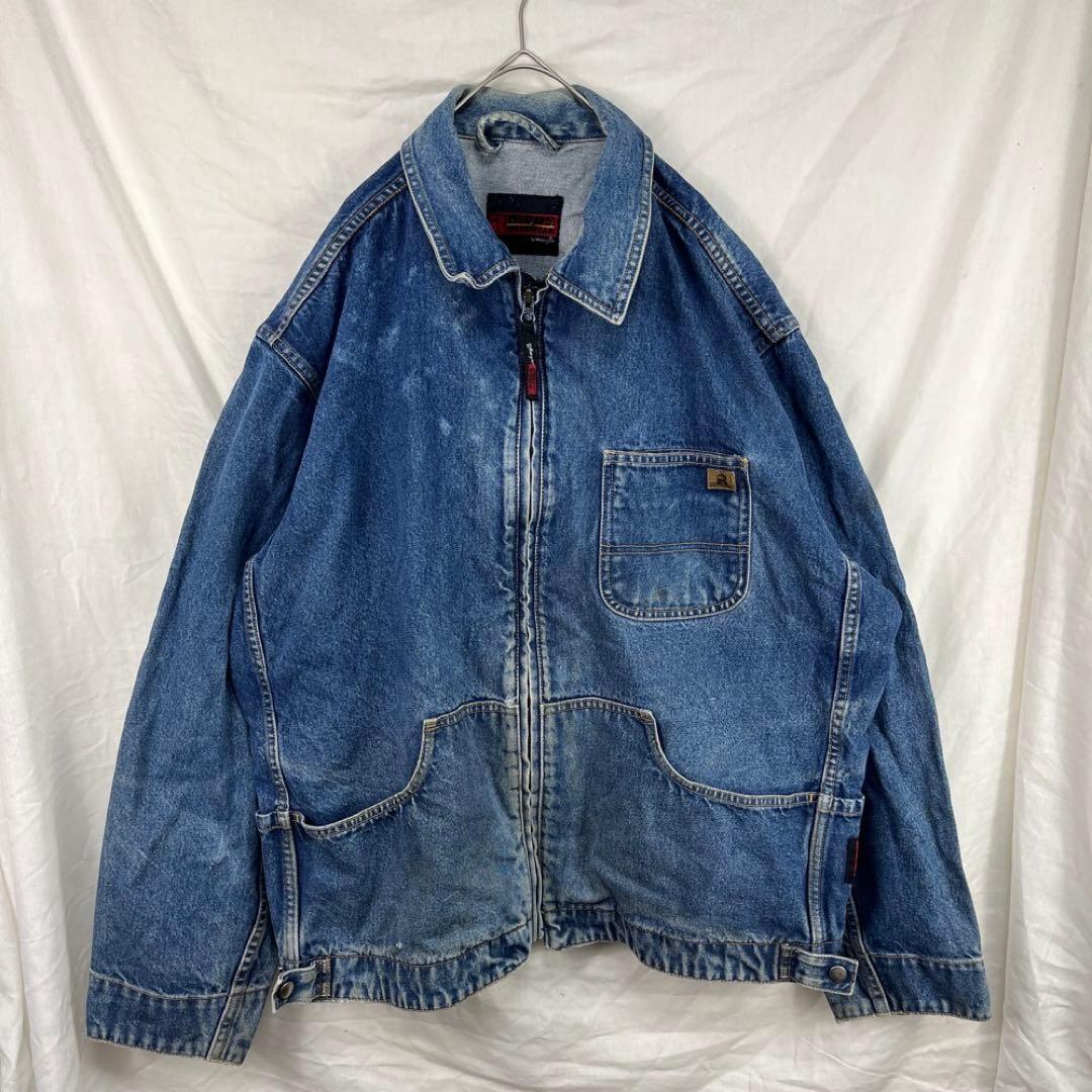 90s wrangler ラングラー ジップアップ デニムジャケット トラッカー