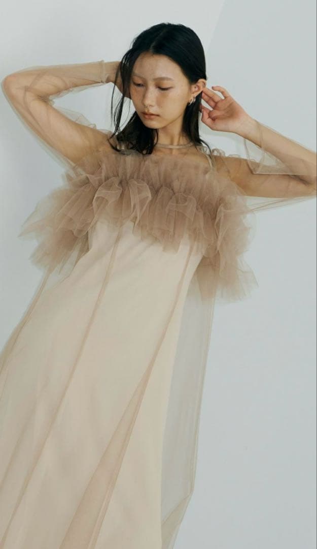 multiway volume tulle dress チュールドレス