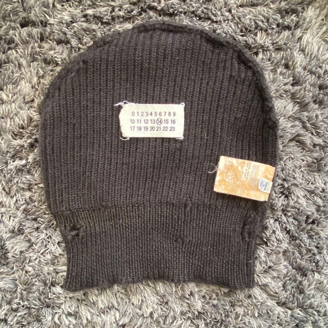 MARTINMARGIELA マルタンマルジェラ ニット帽 黒 M